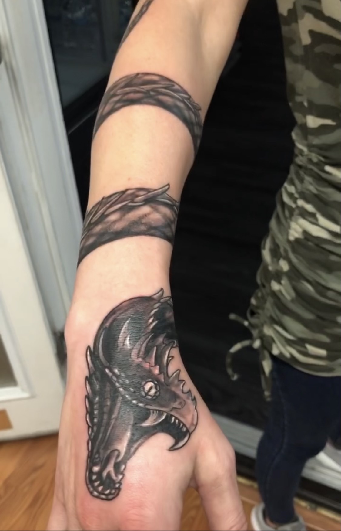 Snake tattoo on forearm  Cobra tattoo Snake tattoo Around arm tattoo